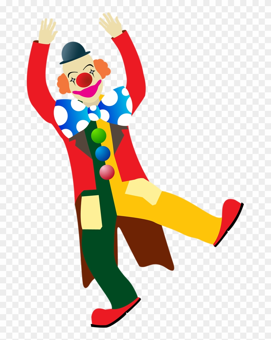 Clown Clipart Trapeze Artist - Clown - Png Download