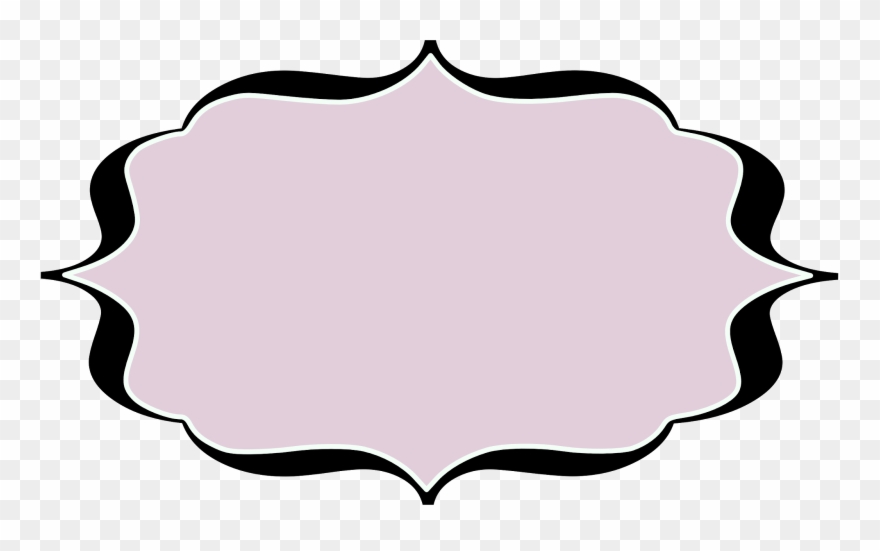 Clip Art For Labels Onlinelabelscom - Fancy Label Transparent - Png Download