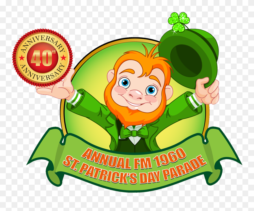 This Year Is The 40th Anniversary Of The Fm 1960 St - Pot Of Gold St. Patrick's Day Coloring Book Clipart