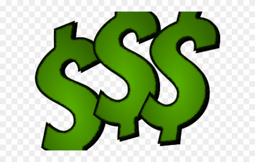 Dollar Signs Clipart - Dollar Sign Clipart - Png Download