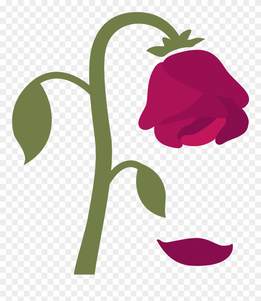 File Emoji U F Wikimedia Commons Open - Wilted Flower Vector Clipart