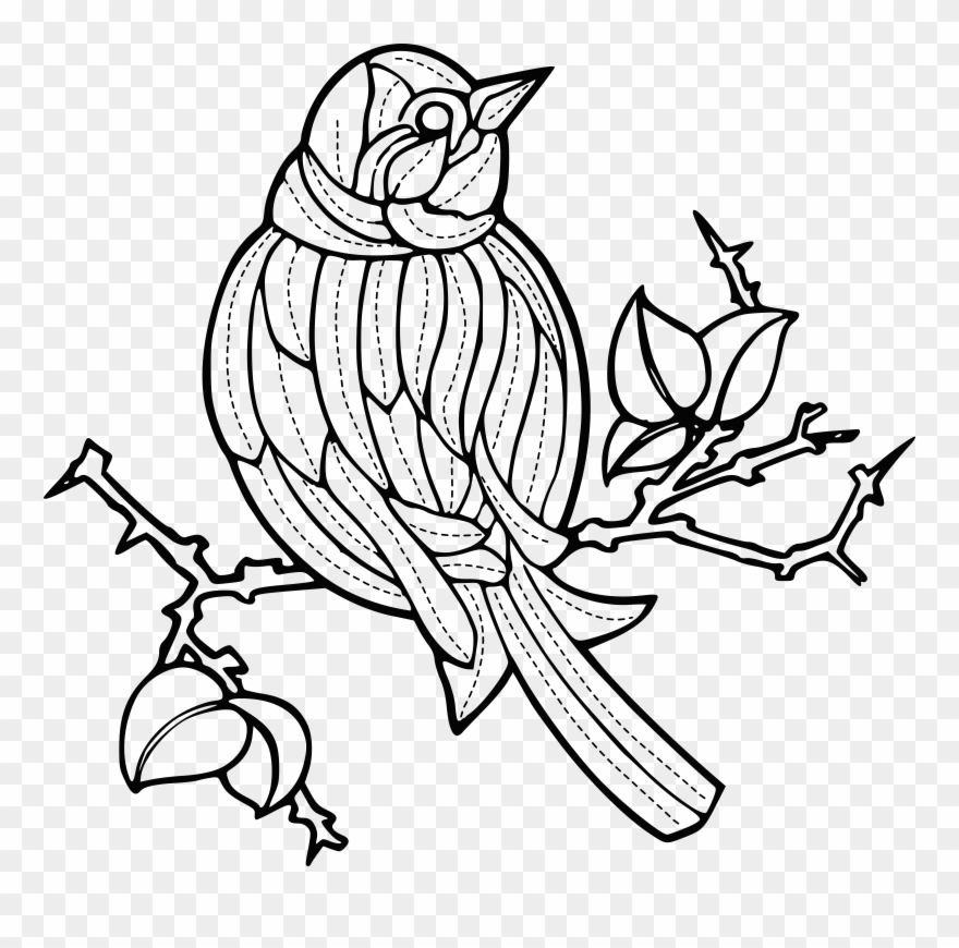 Big Image - Pola Gambar Hewan Burung Clipart