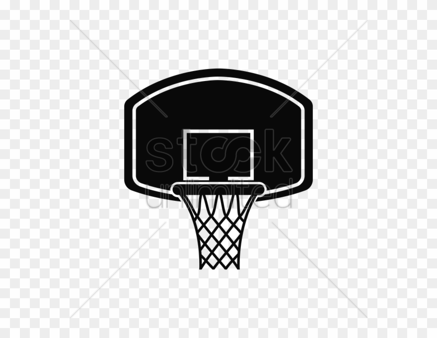 Basketball Hoop Vector Graphic - Basketball Hoop Vector Clipart