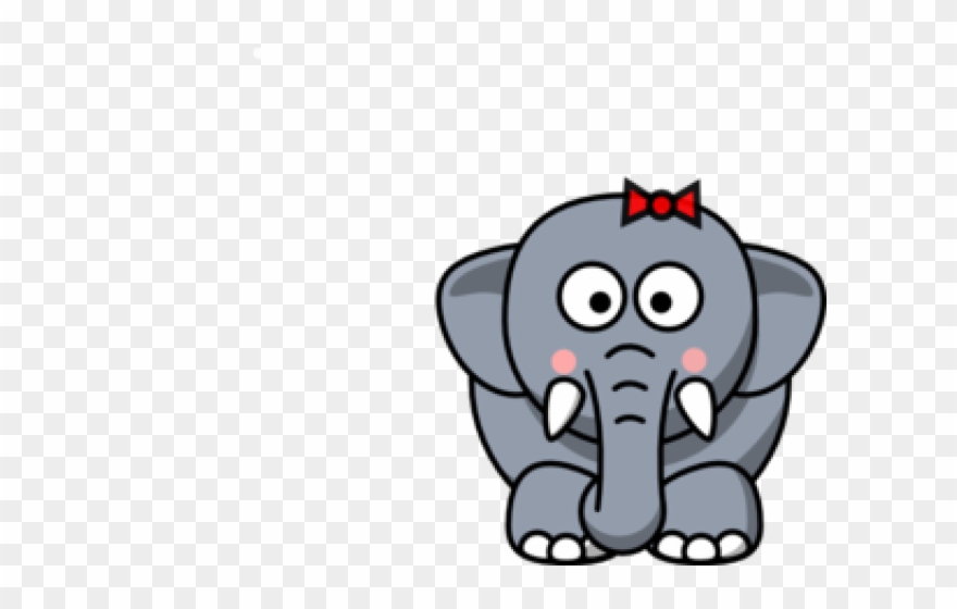 Original - Cartoon Elephant Vector Art Free Clipart