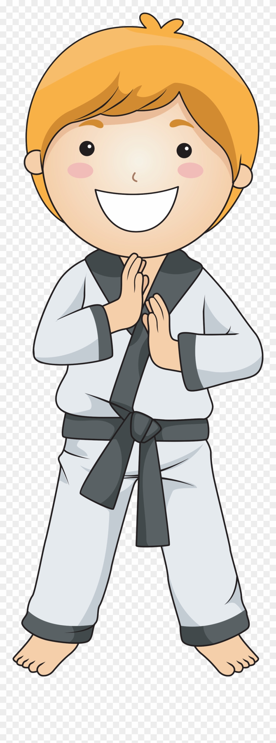 Event Test Children - Taekwondo Clip Art Boys - Png Download