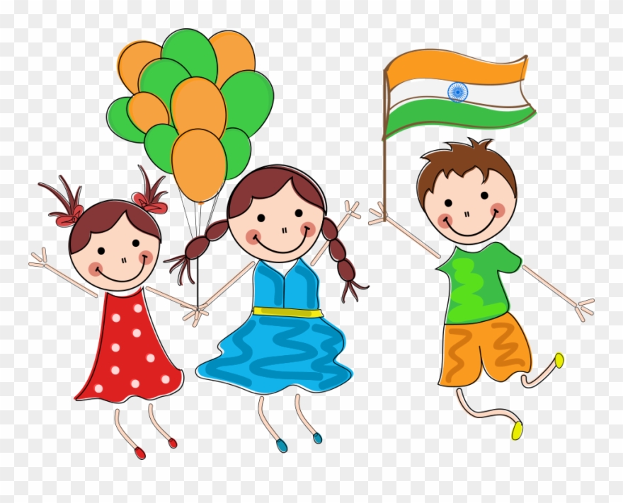 Indian Day Child Republic - Independence Day India Balloons Clipart
