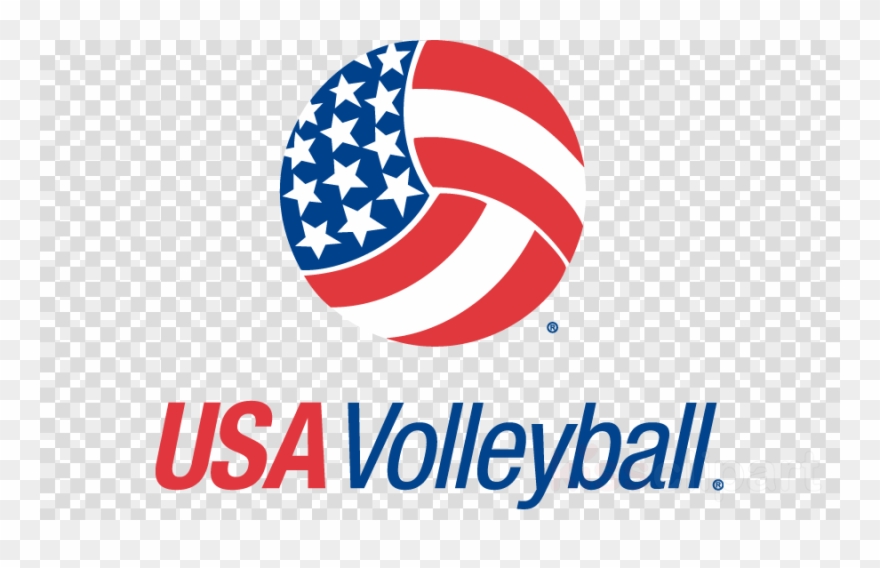Usa Volleyball Logo Clipart Usa Volleyball United States - Usa Volleyball Logo - Png Download