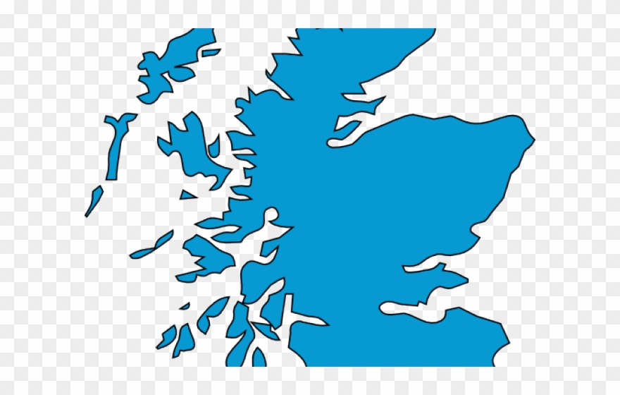 Map Clipart Scotland - Map Of Scotland Clip Art - Png Download