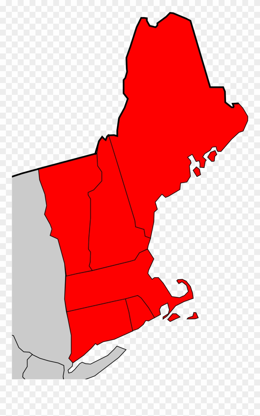 Open - New England Region Usa Clipart