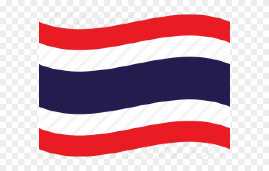 Thailand Flag Clipart Student - Thai Flag Vector Png Transparent Png