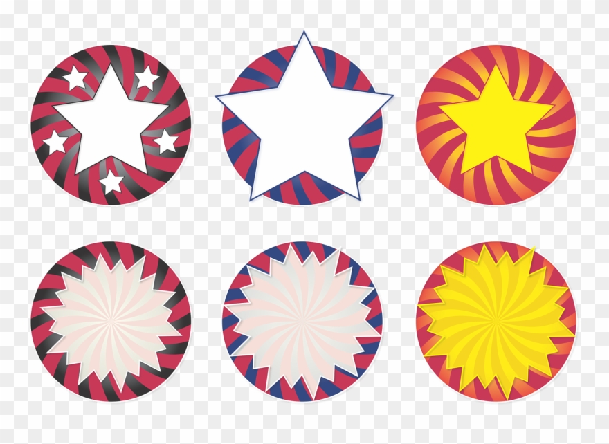 Seal,set,star,usa,united States,sale,icon Red, - Circle Clipart
