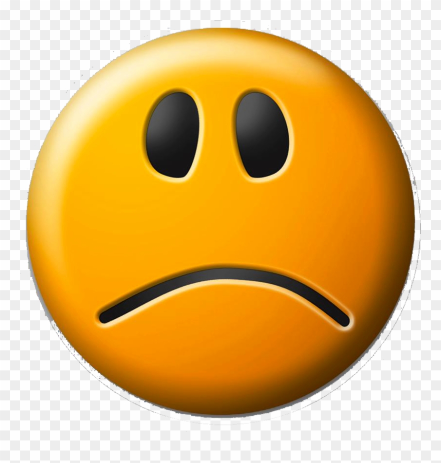 Self Pity Smiley Clip Art Face Transprent - Sad Face - Png Download