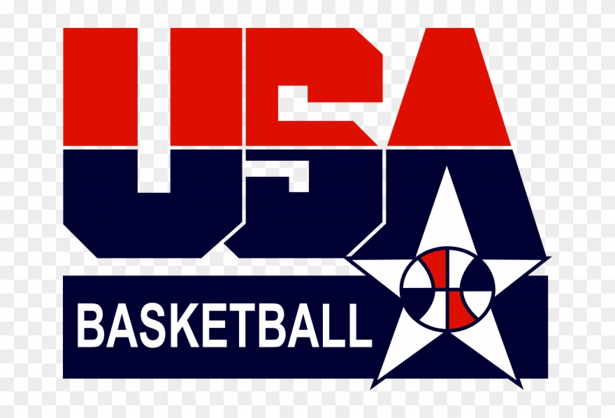 Download Usa Logo Vector Clipart United States Men's - Usa Basketball Dream Team Logo - Png Download
