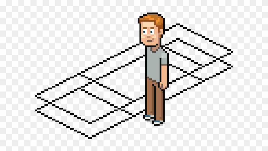 05-dimensions - Isometric Pixel Art Clipart