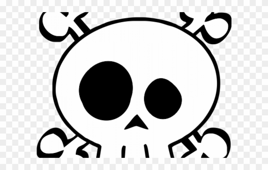 Skull Clipart Transparent Background - Girl Skull And Bones - Png Download