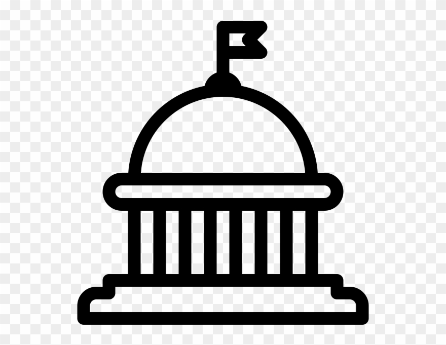 Capitol Building Rubber Stamp - Banheiro Png Clipart