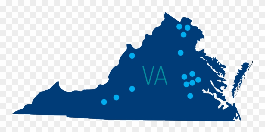 Access Capital Hcare - Virginia 2018 Election Map Clipart