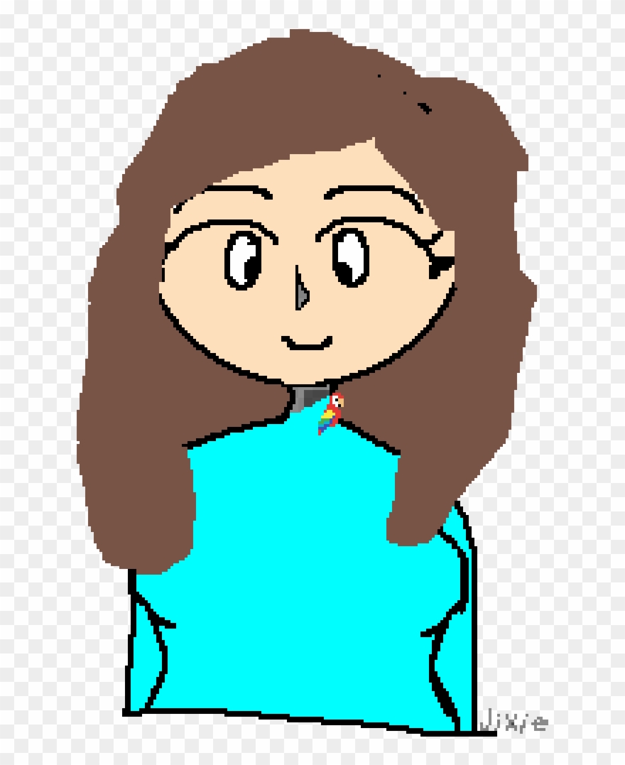 Parrot Girl - Cartoon Clipart