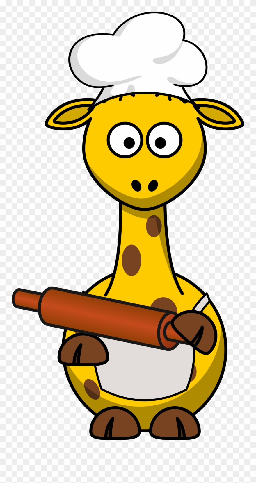 Baker Png - Cartoon Giraffe Clipart