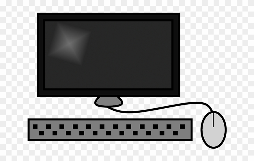 Pc Clipart Computer Monitor - Pc Clipart - Png Download