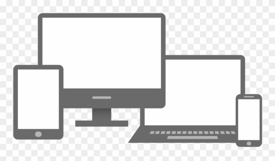 Tech Clipart Computer Repair Shop - Responsive Web Design - Png Download