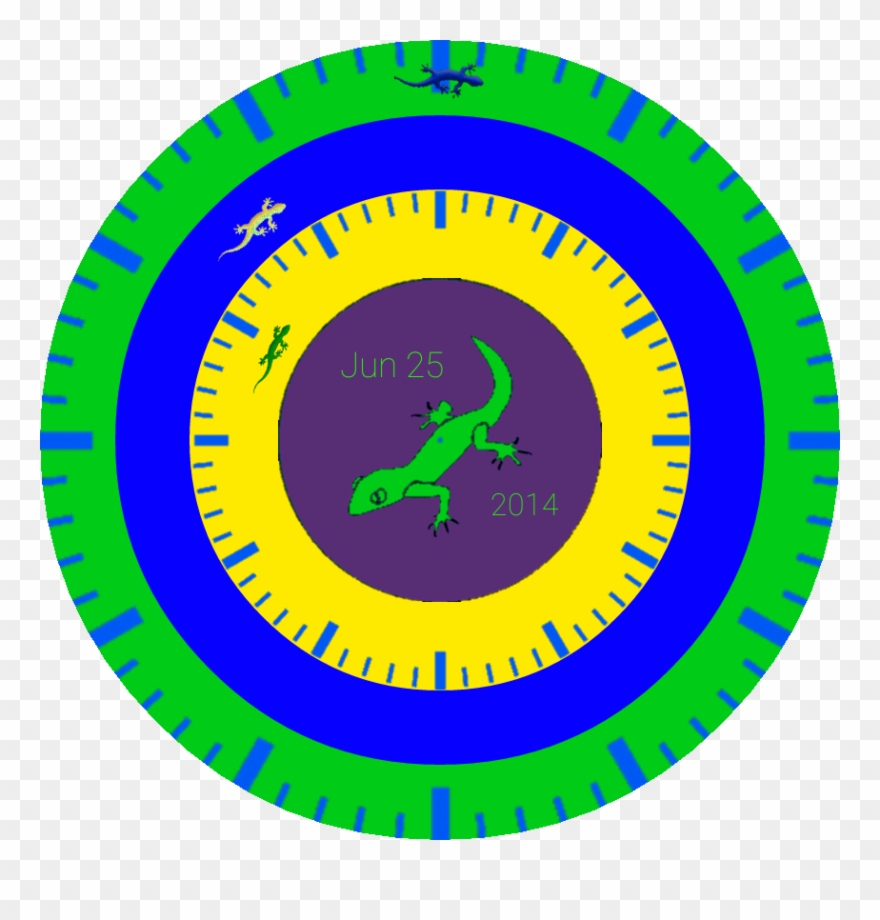 Running Gekos Preview Clipart