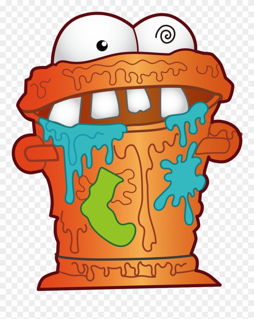 Trash Can Man - Cartoon Clipart