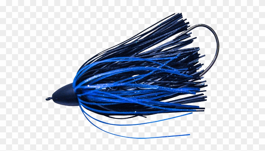 Geko Jig 1oz Bullet Black And Blue - Jig Clipart