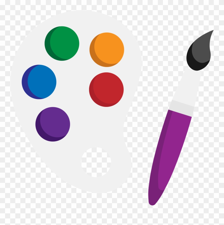 Open - Palette Painting Flat Icon Clipart