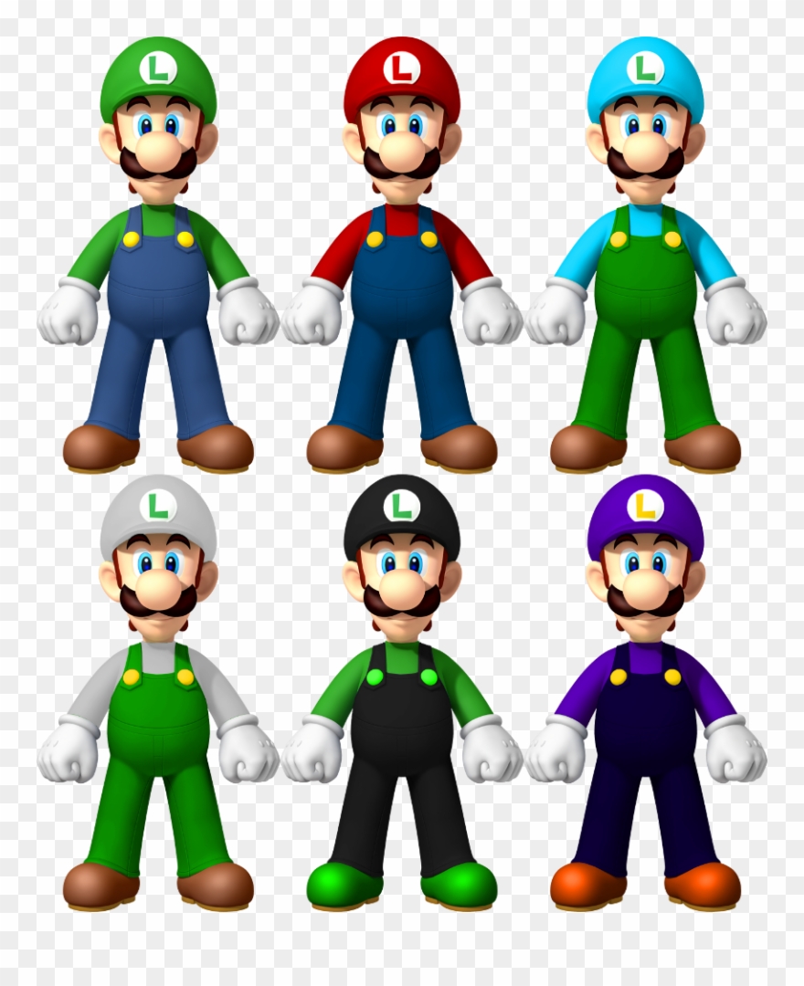 Total Termination / Palette Swaps - Fire Mario And Ice Luigi Clipart