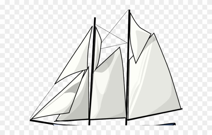 Sailing Boat Clipart Boat Ride - Vintage Blue Sailboat Shower Curtain - Png Download