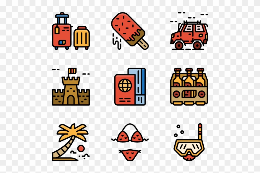 Summertime Vacation - Funfair Icon Clipart