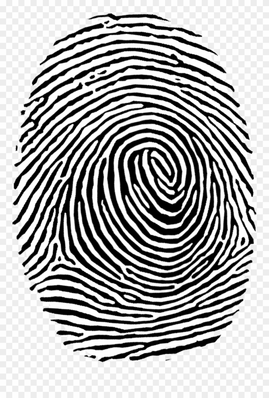 Finger Print Clip Art - Png Download