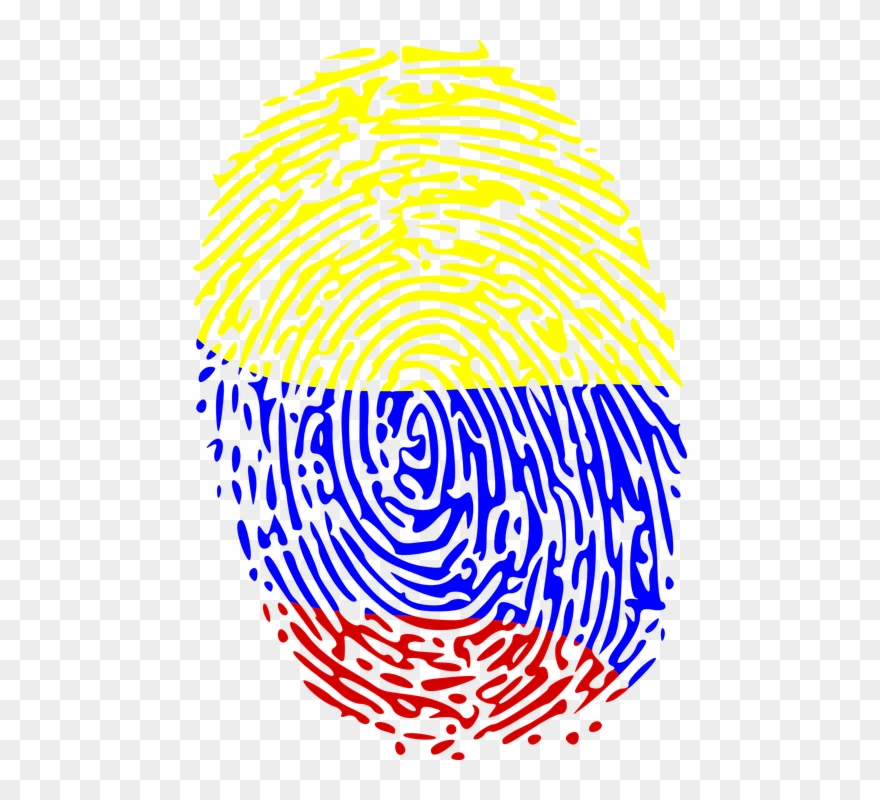 ¿me Voy De Mi País - Blue Fingerprint Transparent Clipart