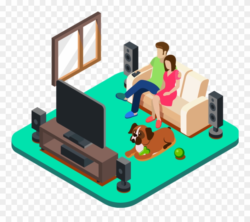 Enjoy Your New Home - Dog Clipart