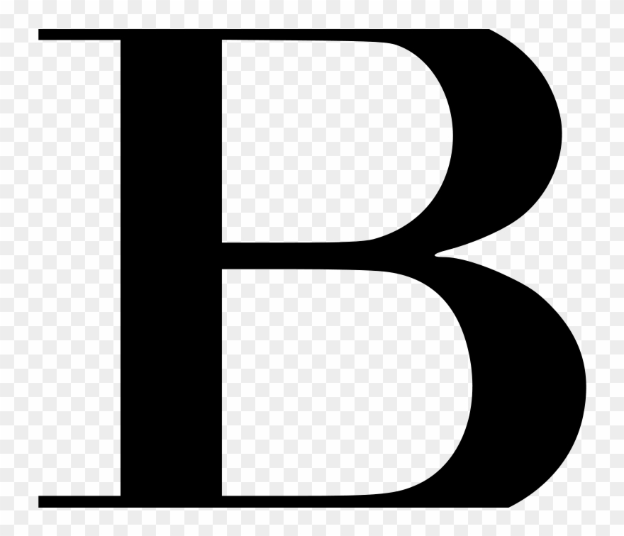 Words Starting With B - Letter Clipart