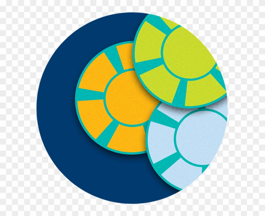 Each Roulette Table Has Its Own Specially Marked Chips - Casino Token Clipart