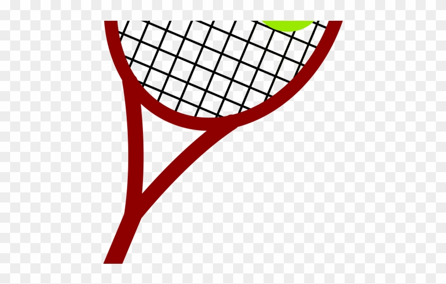 Tennis Clipart Racquetball Racket - Tennis Ball And Racket Clip Art - Png Download