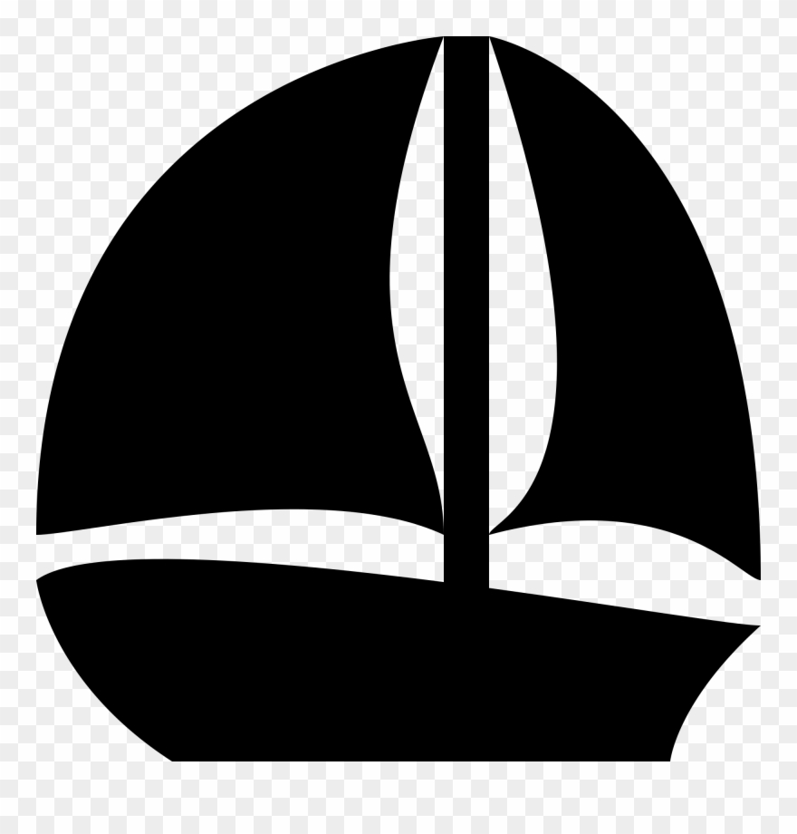 Open - Silueta Vela De Barco Clipart