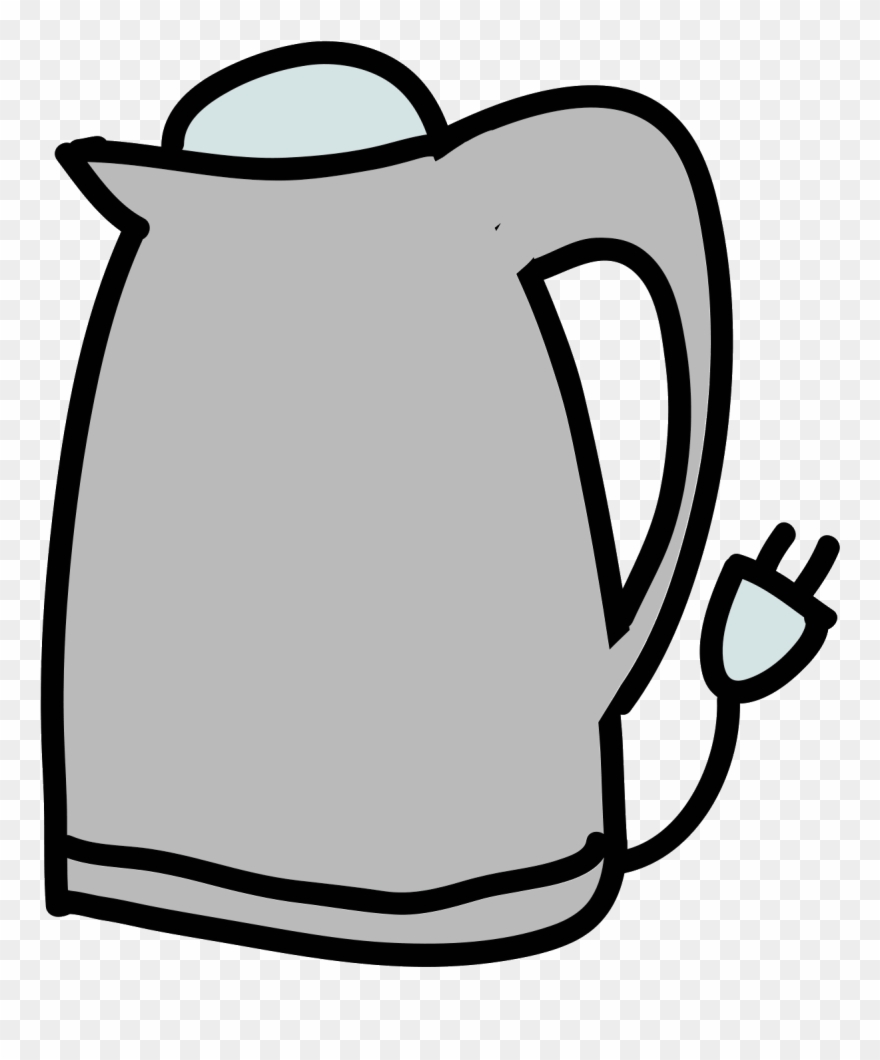 Electric Teapot Icon - Electric Kettle Cartoon Clipart