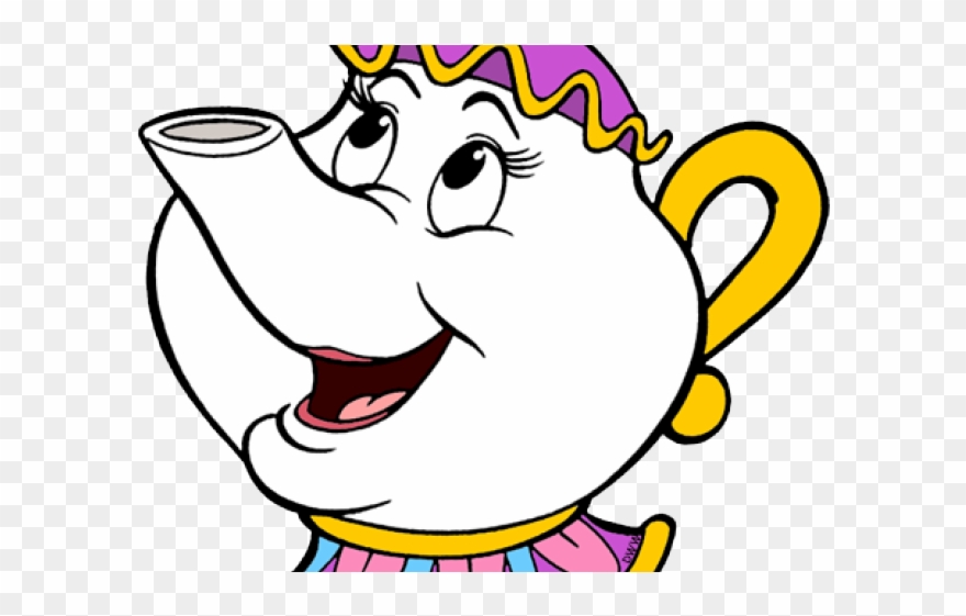 Teapot Clipart Mrs Potts - Mrs Potts Png Transparent Png