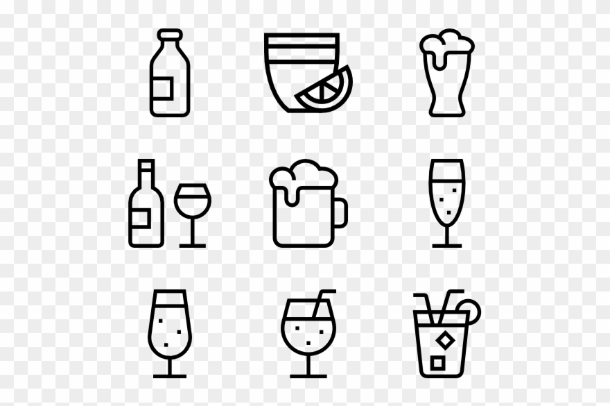 Drinks - Cleaning Icons Png Clipart