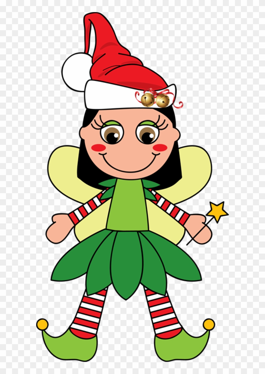 ○••°‿✿⁀ Elves ‿✿⁀°••○ - Christmas Fairy Free Clip Art - Png Download