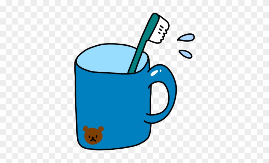 Mug Clipart Toothbrush - 歯磨き セット イラスト - Png Download