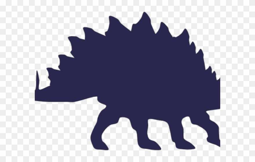 Dinosaurs Clipart Stegosaurus - Custom Stegosaurus Silhouette Shower Curtain - Png Download