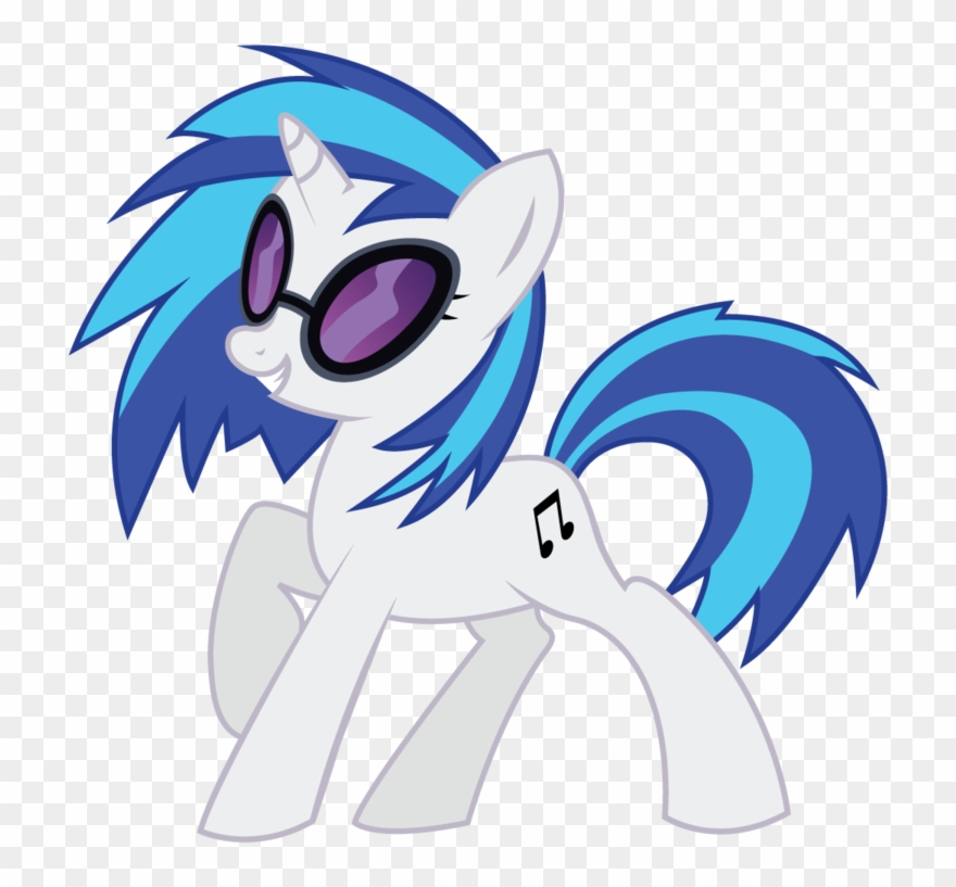 Happy Scratch Vector By Kyrospawn On Clipart Library - Mlp Vinyl Scratch Red Eyes - Png Download