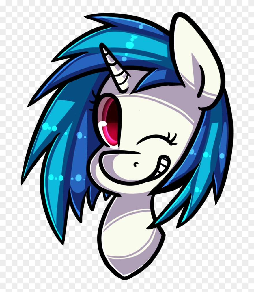 Pinipy, Dj Pon-3, Portrait, Safe, Solo, Vinyl, Vinyl - Commission Clipart