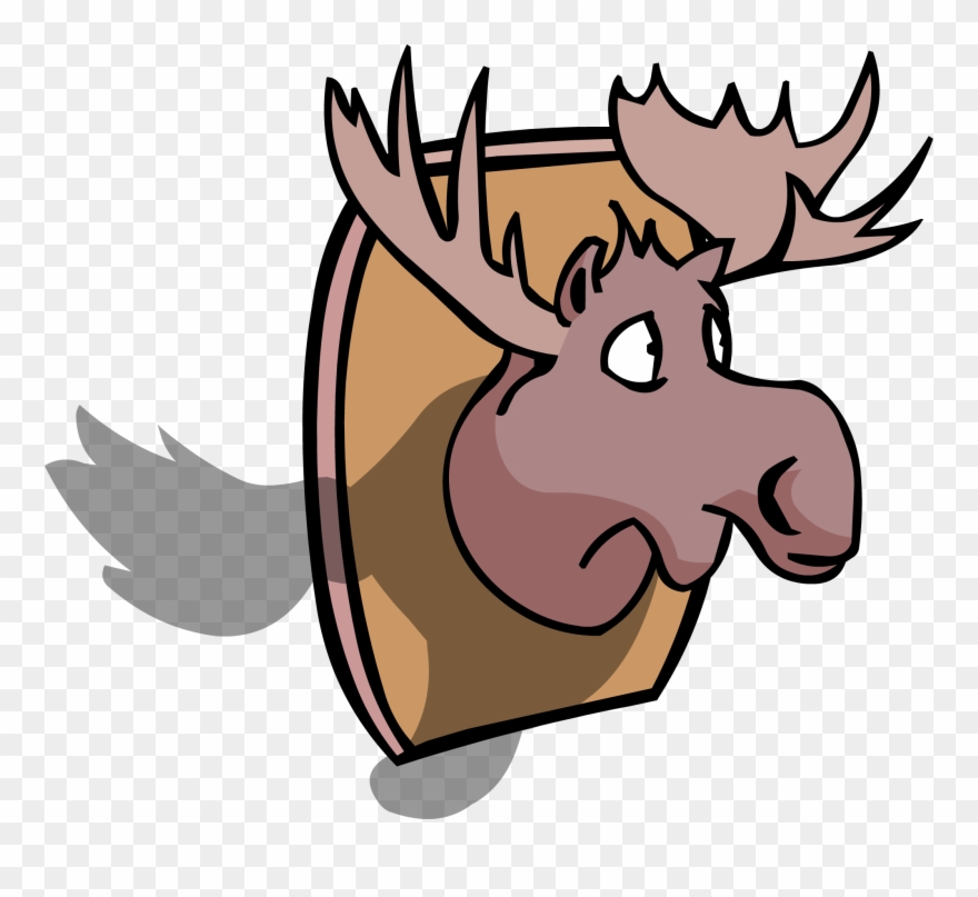 Moose Head Sprite 001 - Club Penguin Clipart