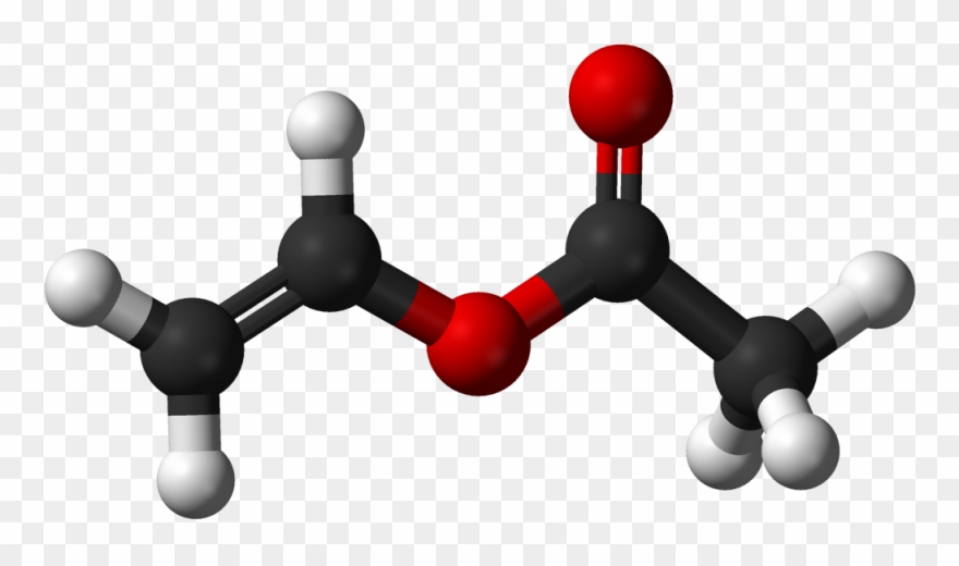 Vinyl Acetate 3d Balls - Ethylene Vinyl Acetate Molecule Clipart