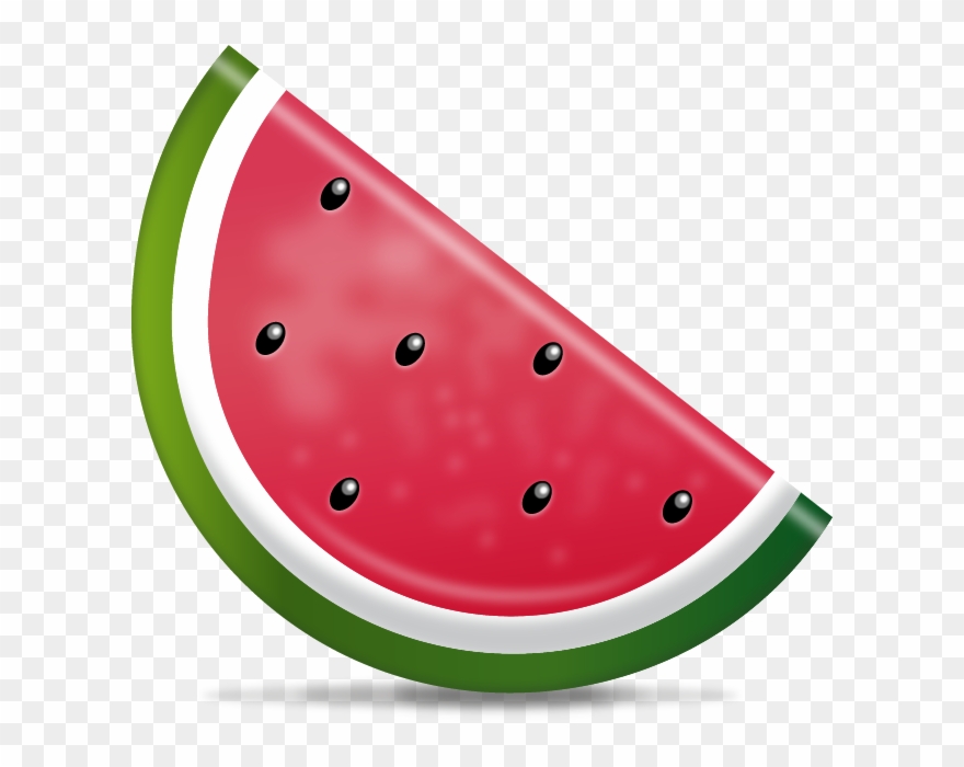 Water Wave Emoji $2 - Watermelon Emoji No Background Clipart